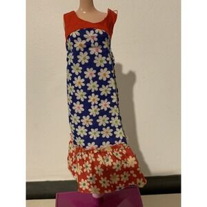 Extremely Rare Pattern Variation Barbie Best Buy 1975 Superstar 2219 Daisy Dress